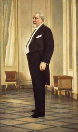 Leonardo Dudreville. Ritratto di Davide Campari, 1937, olio su tela