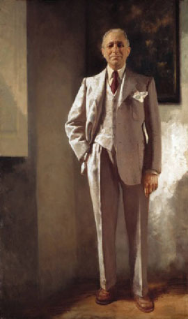 Giuseppe Palanti, Ritratto di Dante Tomasini, 1942, olio su tela