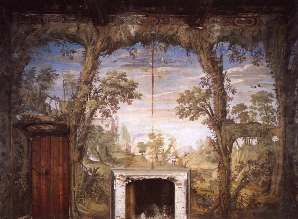Cesano Maderno, Palazzo Arese Borromeo, Sala 47, Giovanni Ghisolfi, Boscareccia (Fototeca ISAL)