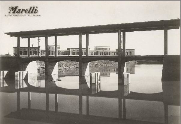 Impianto idrovoro di San Matteo Bonifica cremonese-mantovana Foto 1937