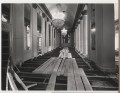 Teatro alla Scala: piano del pavimento del ridotto dei palchi, durante le fasi di lavoro per la costruzione del ridotto di platea