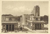 Fotografia di Alberto Modiano: Milano - Porta Venezia e Casa Rasini, 1934-49; Archivi dell'Immagine - Regione Lombardia