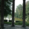 Monza, Villa Archinto Pennati, veduta del laghetto artificiale progettato da Luigi Canonica nella prima metà dell’Ottocento (Fototeca ISAL, fotografia di L. Tosi)
