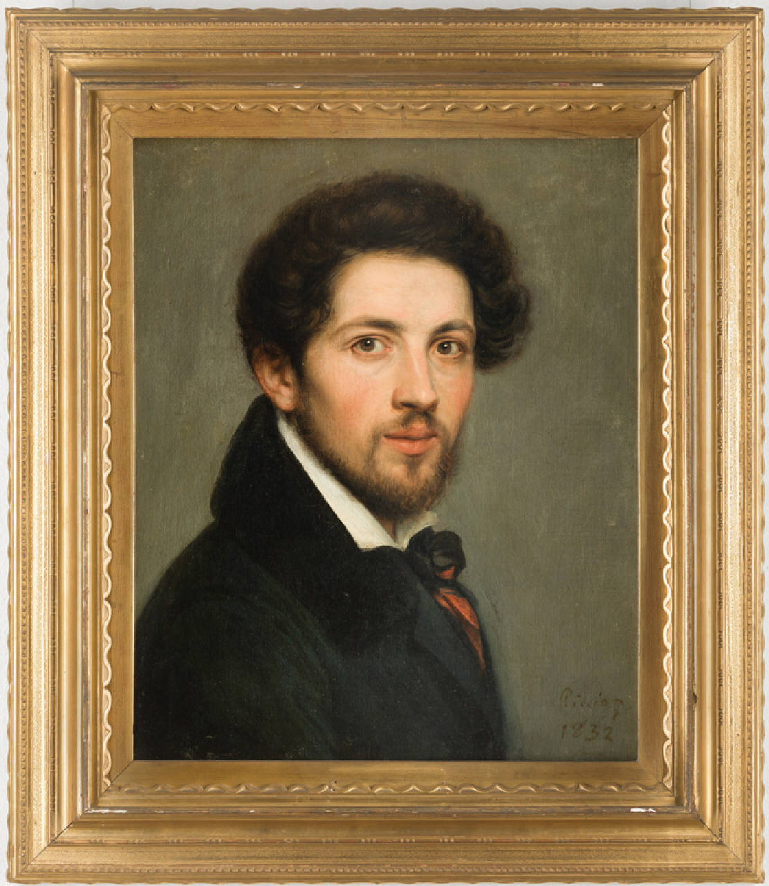 Autoritratto, giovanni carnovali (dipinto) di Carnovali Giovanni detto il Piccio (secondo quarto sec. XIX)