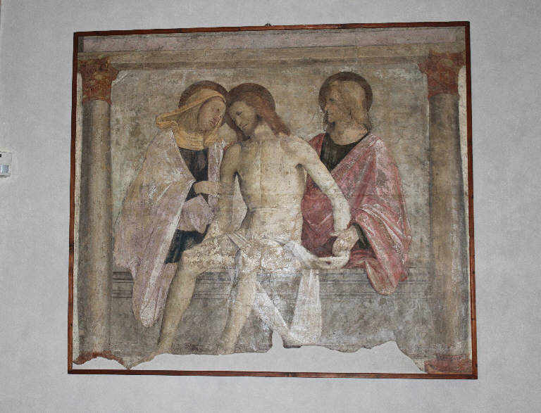 Pietà (dipinto) di Melone, Altobello (attribuito) (primo quarto sec. XVI)