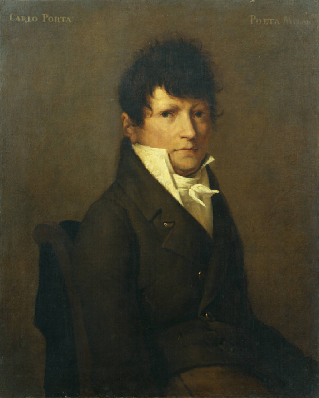 Carlo Porta, Poeta Milanese, Ritratto di Carlo Porta, poeta milanese (1775 - 1821) (dipinto) di Bossi Giuseppe - romanticismo (sec. XIX)