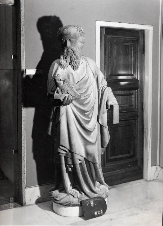San Luca (statua) - ambito dei Maestri renani (inizio sec. XV)