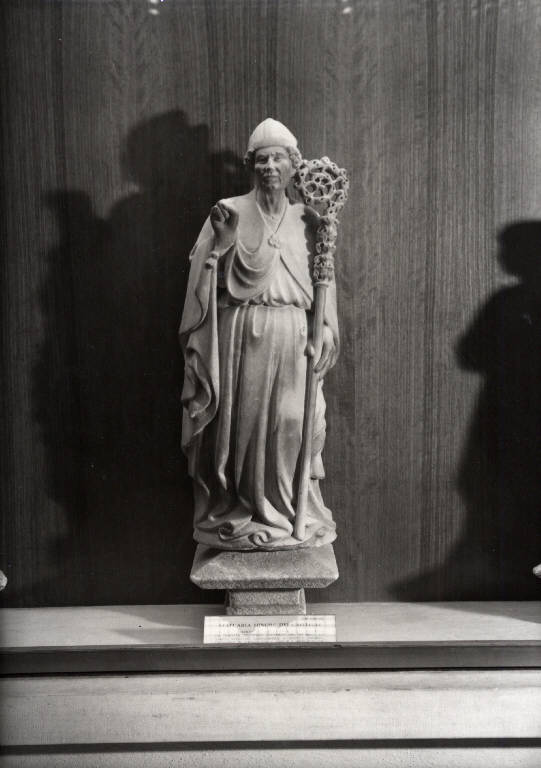 Santo vescovo (scultura) - ambito lombardo (inizio||terzo quarto sec. XV||sec. XIX)