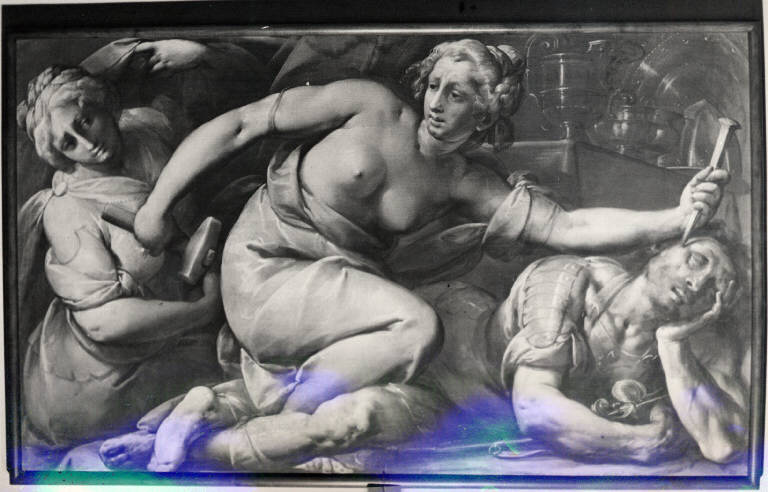 Sisara e Giaele, Giaele uccide Sisara (dipinto) di Crespi, Giovan Battista (attribuito) (prima metà sec. XVII)