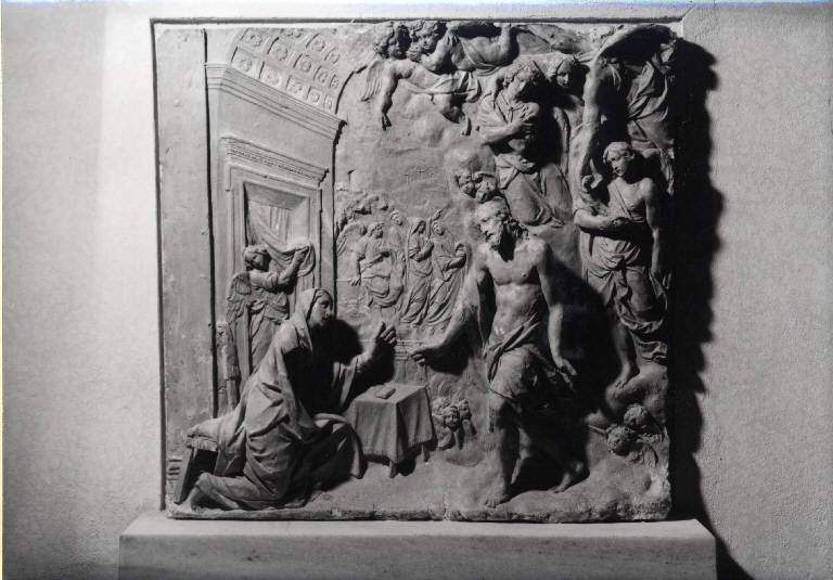 Noli me tangere, Apparizione di Cristo risorto a santa Maria Maddalena (scultura) - ambito lombardo (fine/inizio secc. XVII/ XVIII)