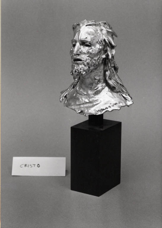 Busto di Cristo (scultura) di Messina, Francesco (attribuito) (seconda metà sec. XX)