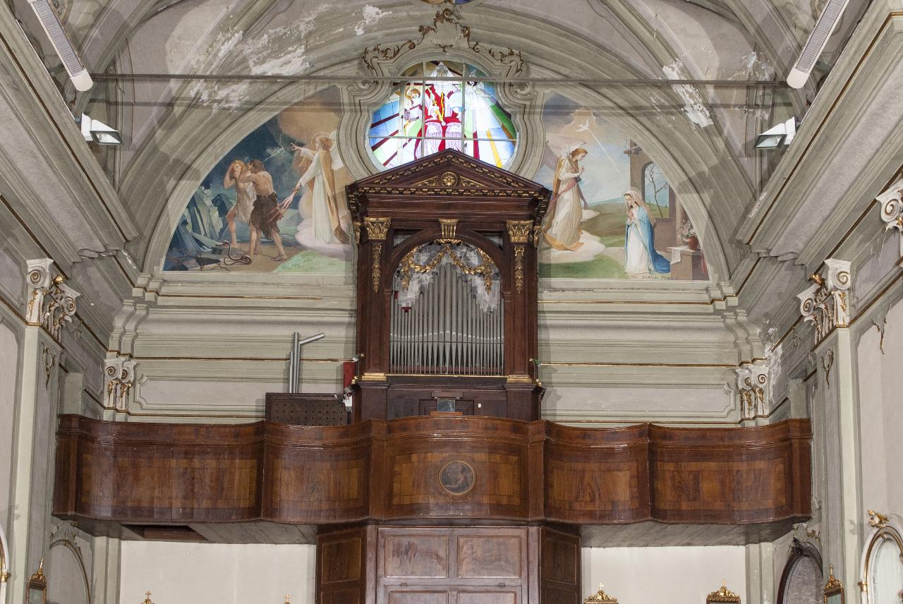 tribuna da organo di Pietrobono, Tomaso - ambito lombardo (ultimo quarto sec. XVIII)