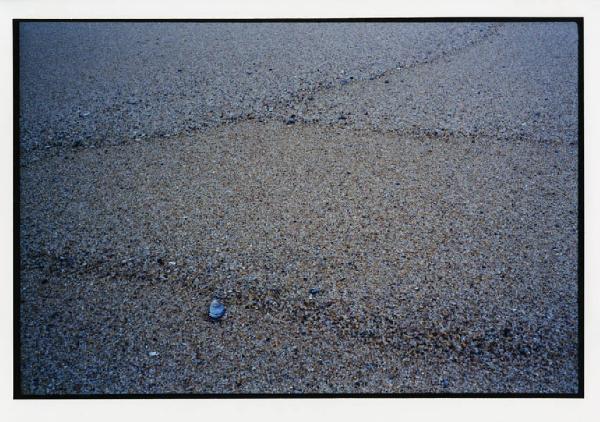 Portogallo - Estremadura - Oceano Atlantico - Spiaggia - Mitilo - Sabbia bagnata - Segni del passaggio delle onde sulla sabbia