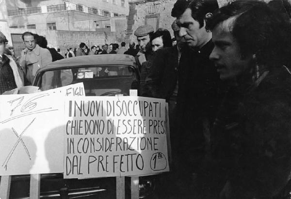 Napoli - Manifestazione - corteo dei disoccupati organizzati