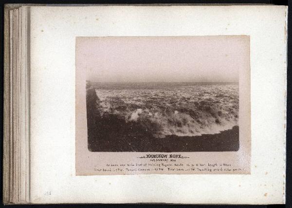 Cina - Hangzhou - Grande mareggiata del 29 settembre 1893