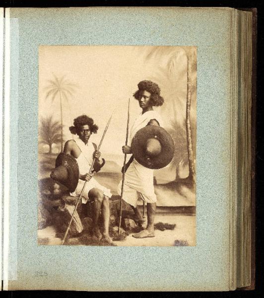 Ritratto maschile - Due guerrieri del Sudan - Egitto