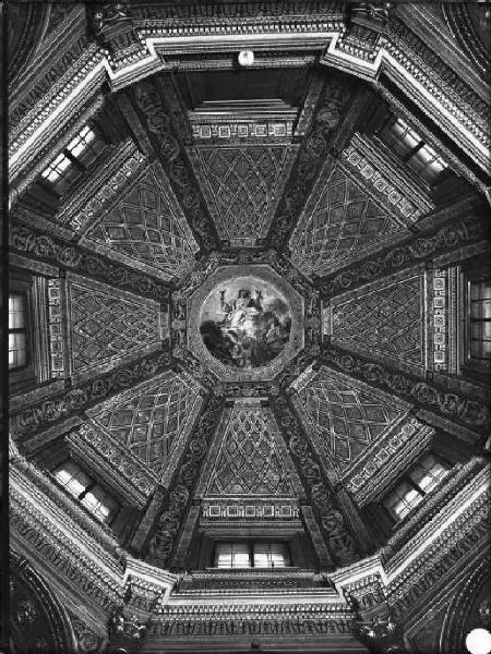 Affresco - Felice Campi - Mantova - Duomo - Cappella del SS. Sacramento - Cupola