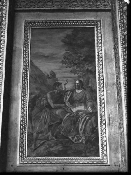 Affresco - Satana tenta Gesù nel deserto - Felice Campi - Mantova - Basilica di S. Andrea - Transetto