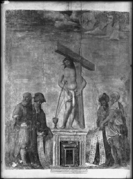 Affresco - Cristo risorto fra Profeti - Mantova - Chiesa di S. Leonardo