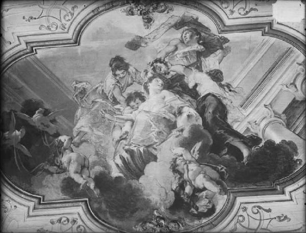 Affresco - Trionfo di Venere - Giuseppe Bazzani - Mantova - Palazzo Bianchi, ora Vescovile - Volta