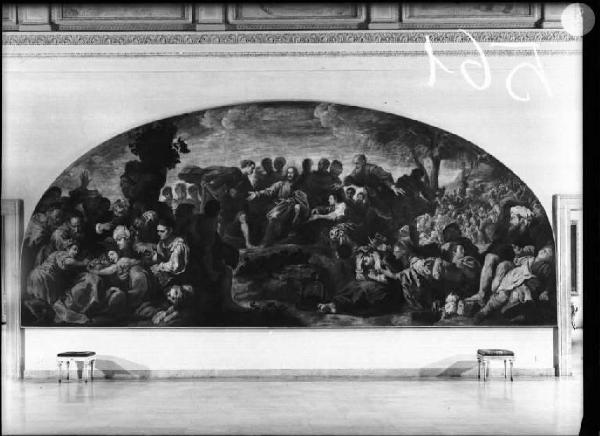 Dipinto - Moltiplicazione dei pani e dei pesci - Domenico Fetti - Mantova - Museo di Palazzo Ducale
