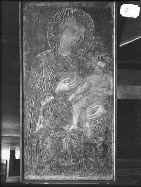 Affresco - Madonna col Bambino - Mantova - Museo di Palazzo Ducale