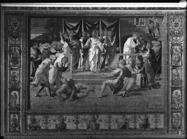 Arazzo - La morte di Anania - Mantova - Palazzo Ducale - Appartamento Verde - Stanza delle Imperatrici