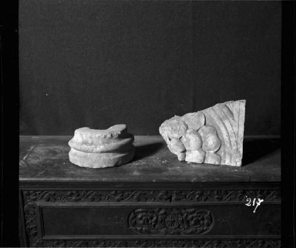 Scultura - Frammenti marmorei - Mantova - Museo di Palazzo Ducale