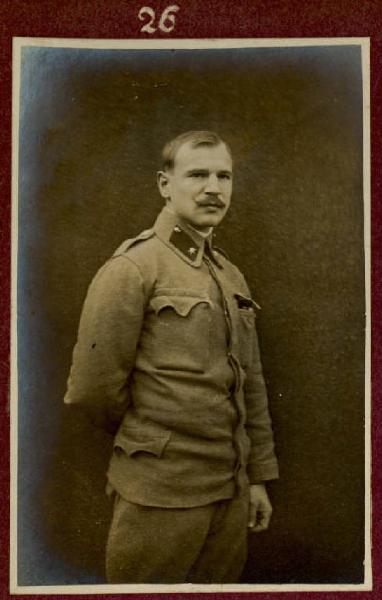 Prima Guerra Mondiale - Ritratto maschile - Militare - Appuntato Enrico Rabon