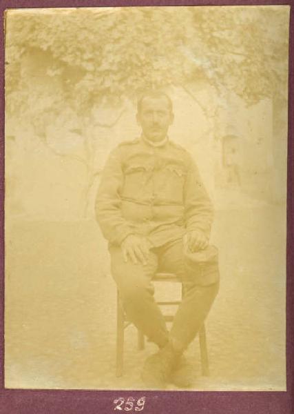 Prima Guerra Mondiale - Ritratto maschile - Militare - Soldato Svetoz. Vlascsity