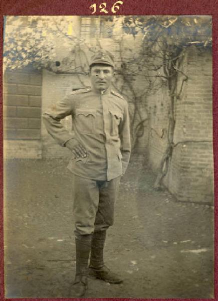 Prima Guerra Mondiale - Ritratto maschile - Militare - Soldato Stefano Ivasic