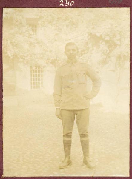 Prima Guerra Mondiale - Ritratto maschile - Militare - Soldato Giorgio (?) Subtir