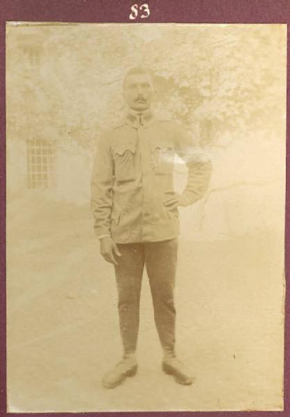 Prima Guerra Mondiale - Ritratto maschile - Militare - Soldato Giov. Gruicz