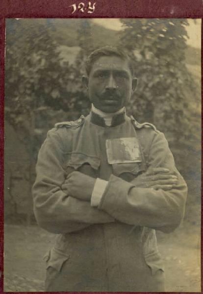 Prima Guerra Mondiale - Ritratto maschile - Militare - Soldato Zsiva Iliez