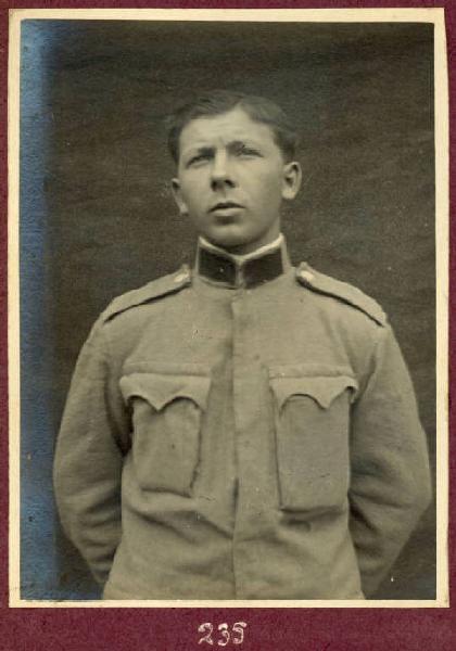 Prima Guerra Mondiale - Ritratto maschile - Militare - Soldato Franc. Studmicka