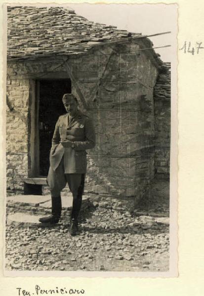 Seconda guerra mondiale - Ritratto maschile - Tenente Perniciaro