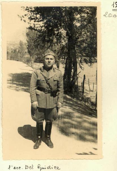 Seconda guerra mondiale - Ritratto maschile - Militare - Eccellenza Del Giudice