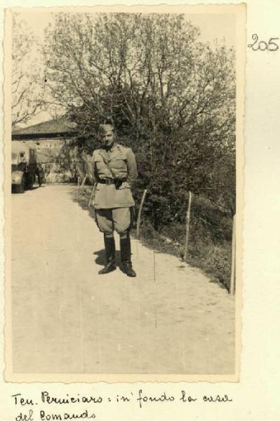 Seconda guerra mondiale - Ritratto maschile - Militare - Tenente Perniciaro