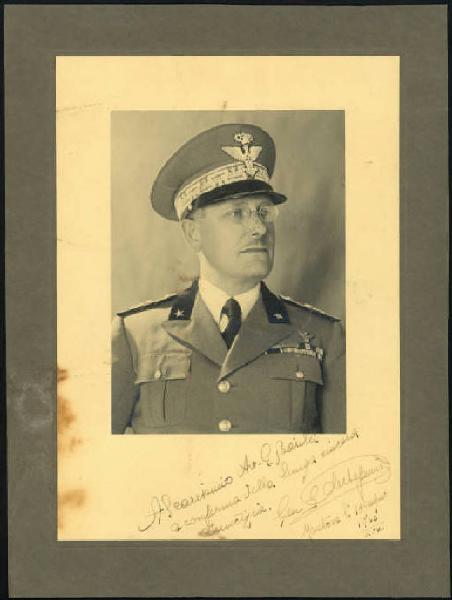 Seconda guerra mondiale - Ritratto maschile - Militare - Generale G. De Stefanis