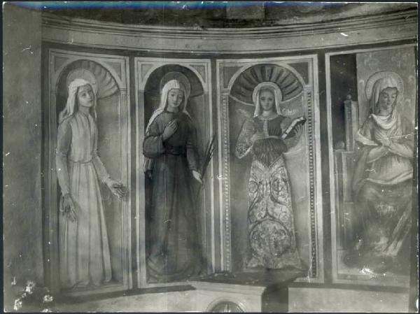 Affresco - Sante - Campi Bonelli - Oratorio della Vergine Annunciata - Abside