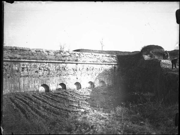 Pietole - Forte - Lavori di scavo del canale Paiolo alto (?)