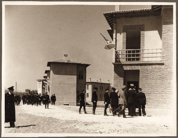 Mantova - Quartiere Te Brunetti - Inaugurazione delle nuove abitazioni - Visita di gerarchi fascisti