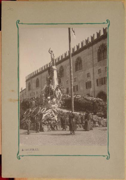 Mantova - Piazza Sordello - Monumento ai Martiri di Belfiore - Inaugurazione
