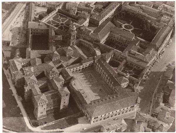 Mantova - Veduta aerea - Palazzo Ducale - Castello di S. Giorgio