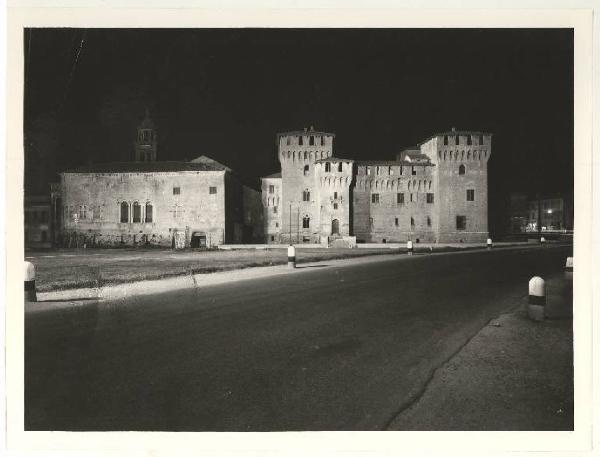 Mantova - Castello di S. Giorgio - Veduta notturna
