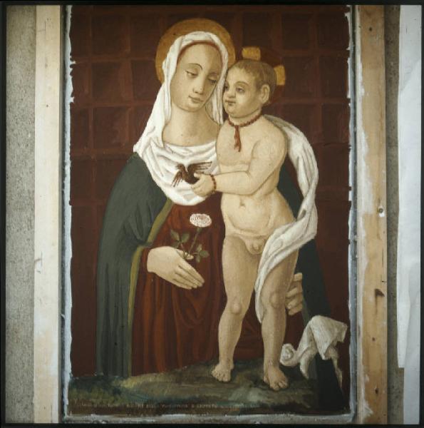 Tecnica dell'affresco - Affresco - Madonna con Bambino