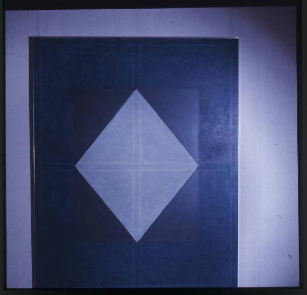 Dipinto - Composizione in blu - Dan Van Severen - Venezia - Biennale 1970