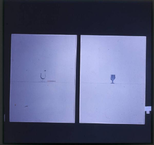 Dipinto - Doppio spazio bianco - Juan Hernandez Pijuan - Venezia - Biennale 1970