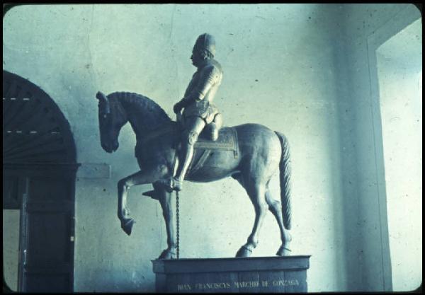 Scultura - Statua equestre di Gianfrancesco Gonzaga - Sabbioneta - Palazzo Ducale - Sala delle Aquile(?)
