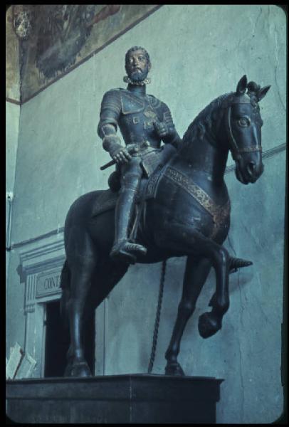 Scultura - Statua equestre di Luigi Rodomonte Gonzaga - Sabbioneta - Palazzo Ducale - Sala delle Aquile(?)